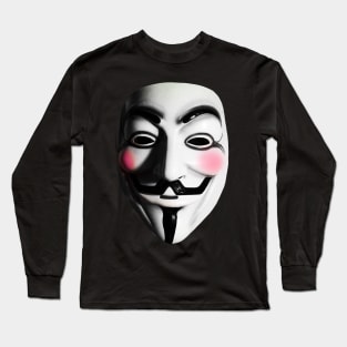 Fawkes Mask Long Sleeve T-Shirt